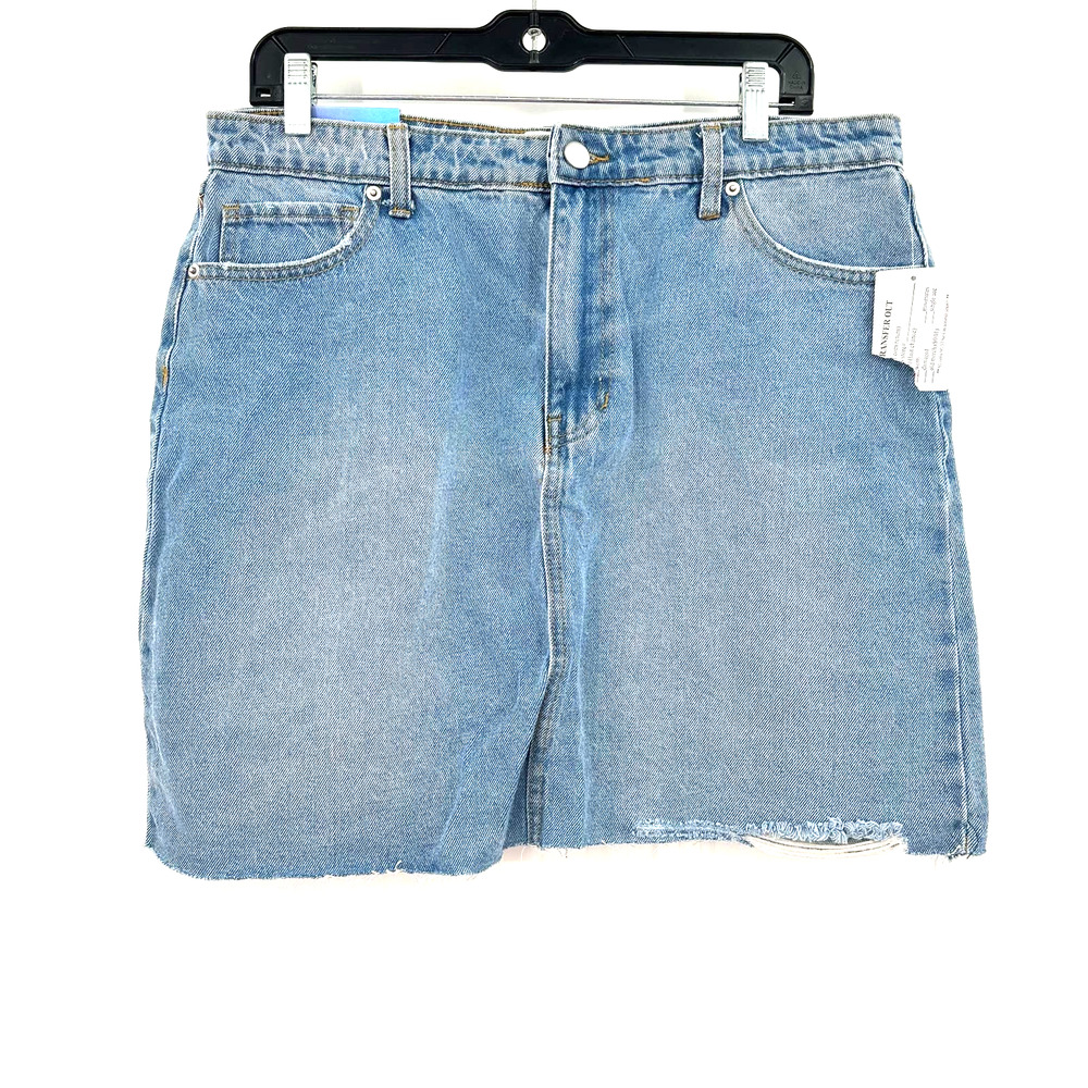 Abound size 33 NEW with tags blue jean denim mini‎ skirt